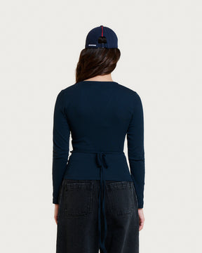 TOP GIOVANA LIGHT NAVY