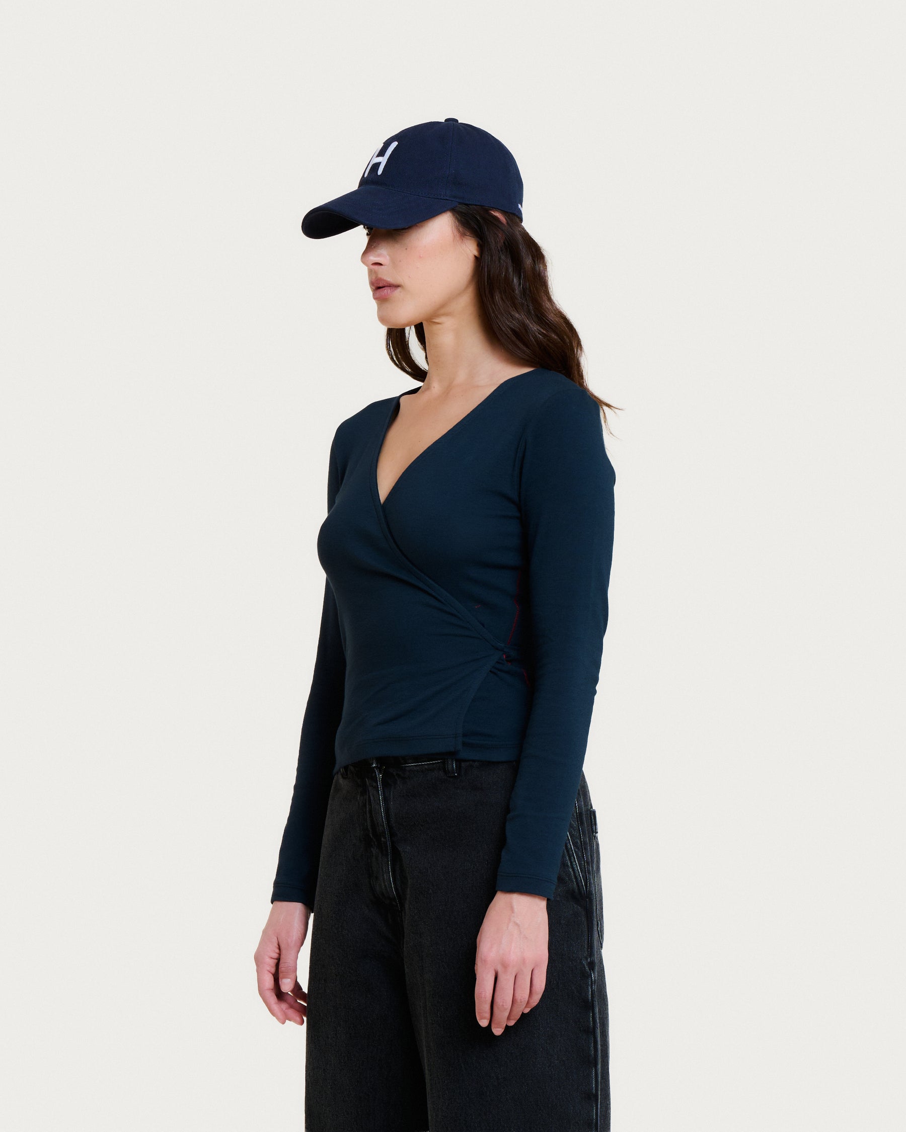 TOP GIOVANA LIGHT NAVY