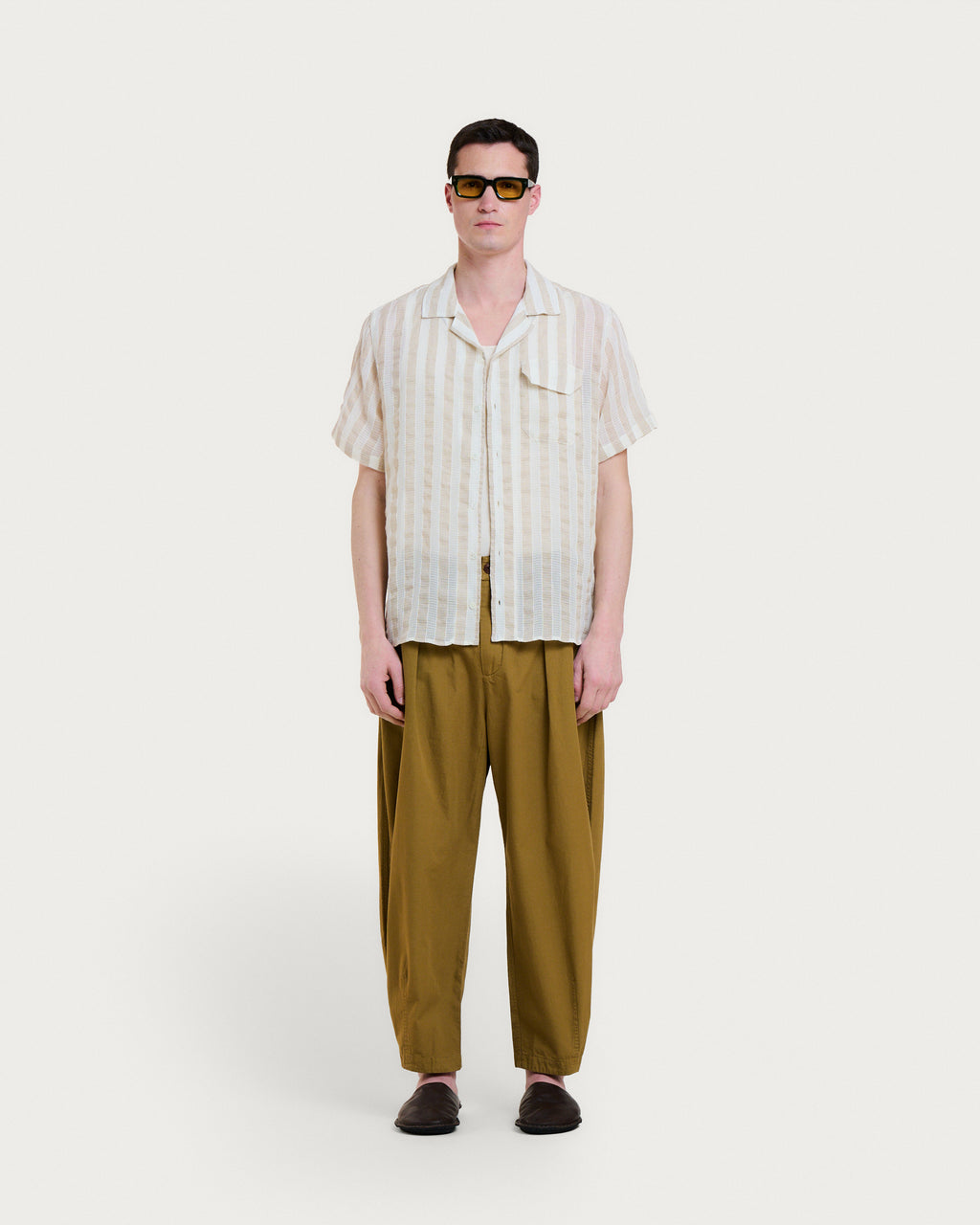 CHEMISE GUARDA LOTIE BEIGE STRIPES