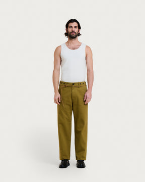 PANTALON HEMMING TWILL ARMY KHAKI