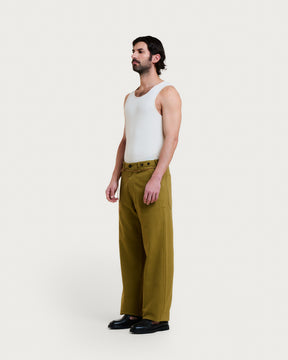 PANTALON HEMMING TWILL ARMY KHAKI