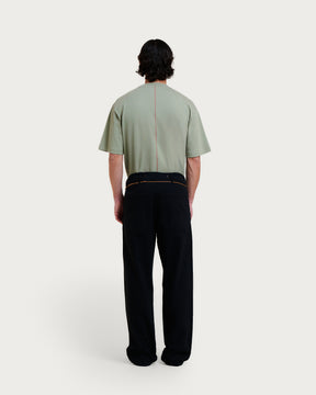 PANTALON HEMMING TWILL BLACK