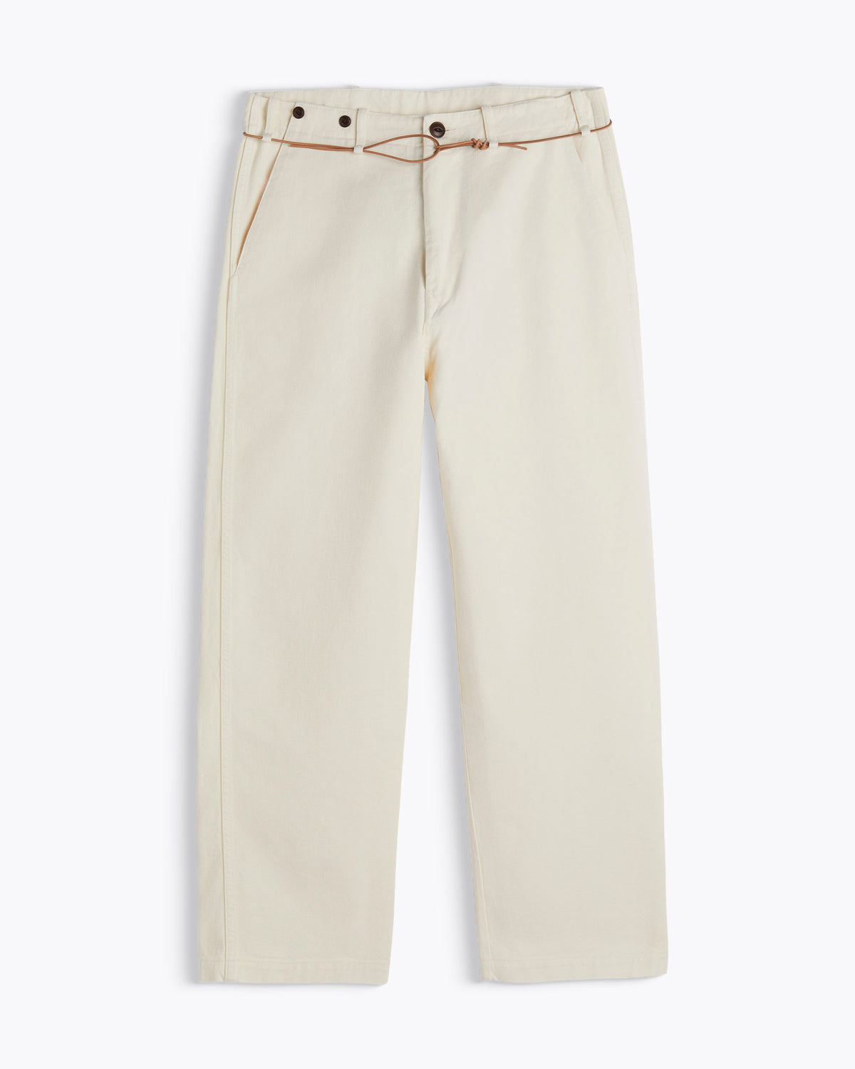 PANTALON HEMMING TAURUS LINEN WHITE
