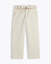 PANTALON HEMMING TAURUS LINEN WHITE