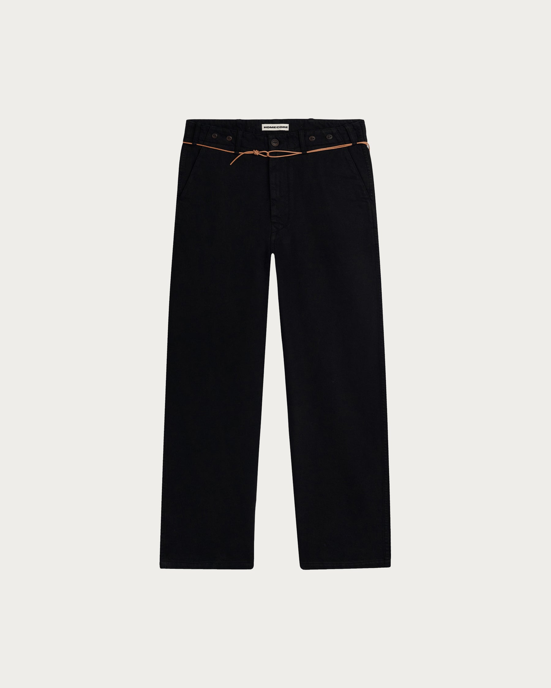 PANTALON HEMMING TWILL BLACK