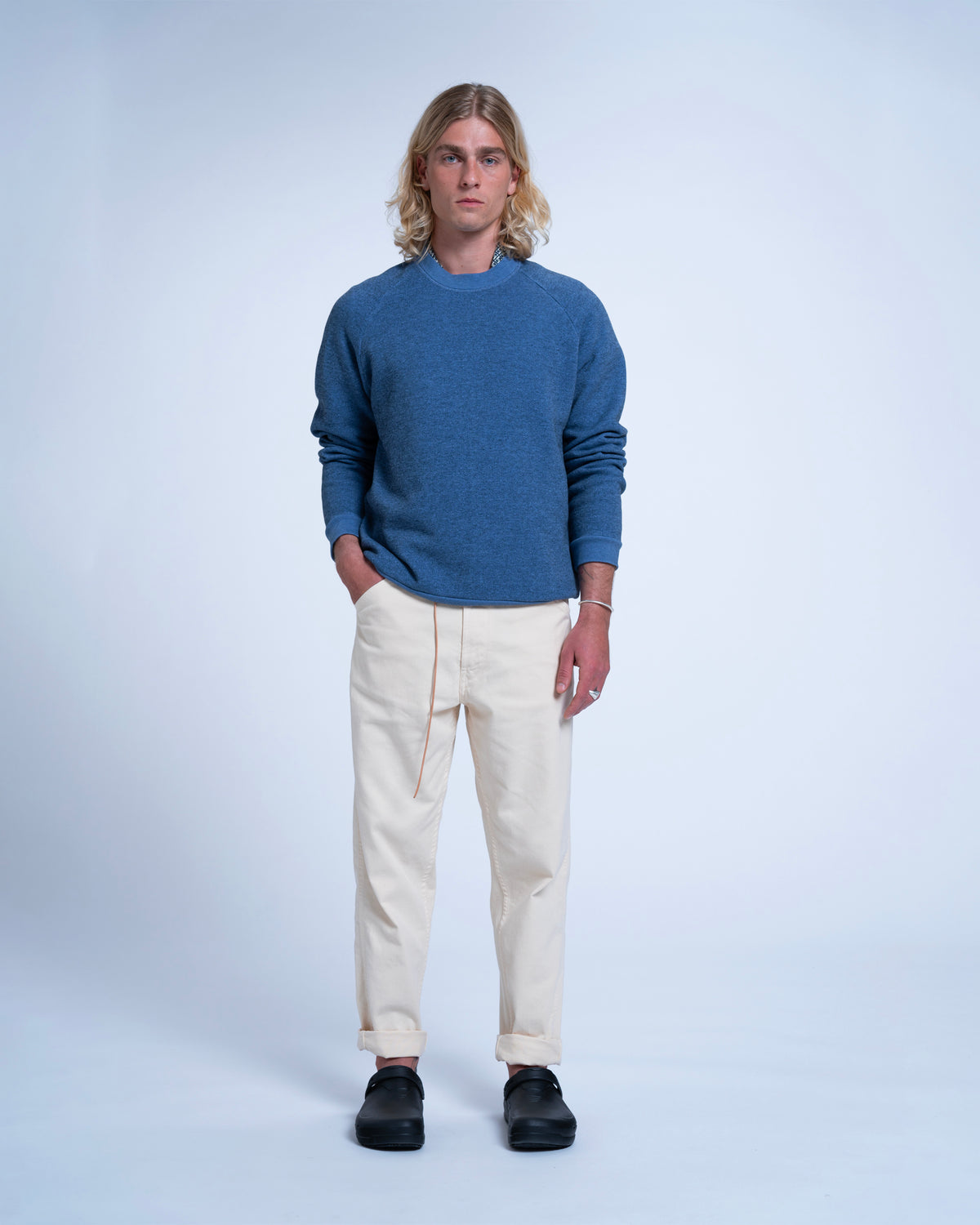 TERRY SWEAT BLEUET