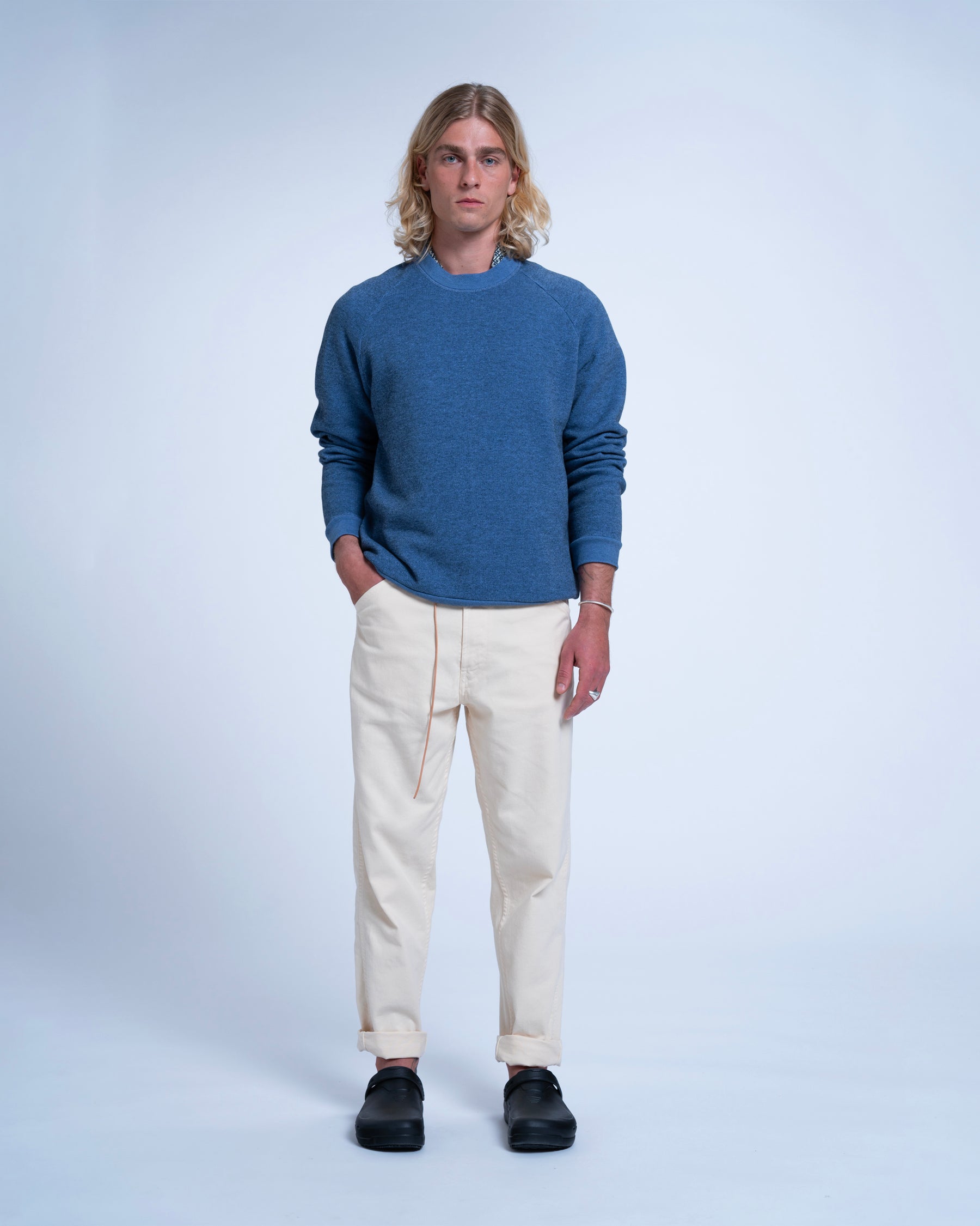 TERRY SWEAT BLEUET