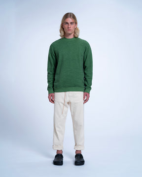 TERRY SWEAT LIGHT GREEN