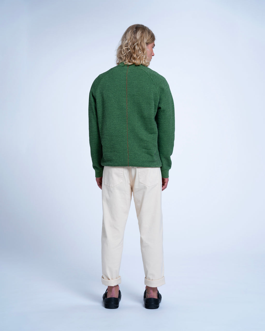 TERRY SWEAT LIGHT GREEN
