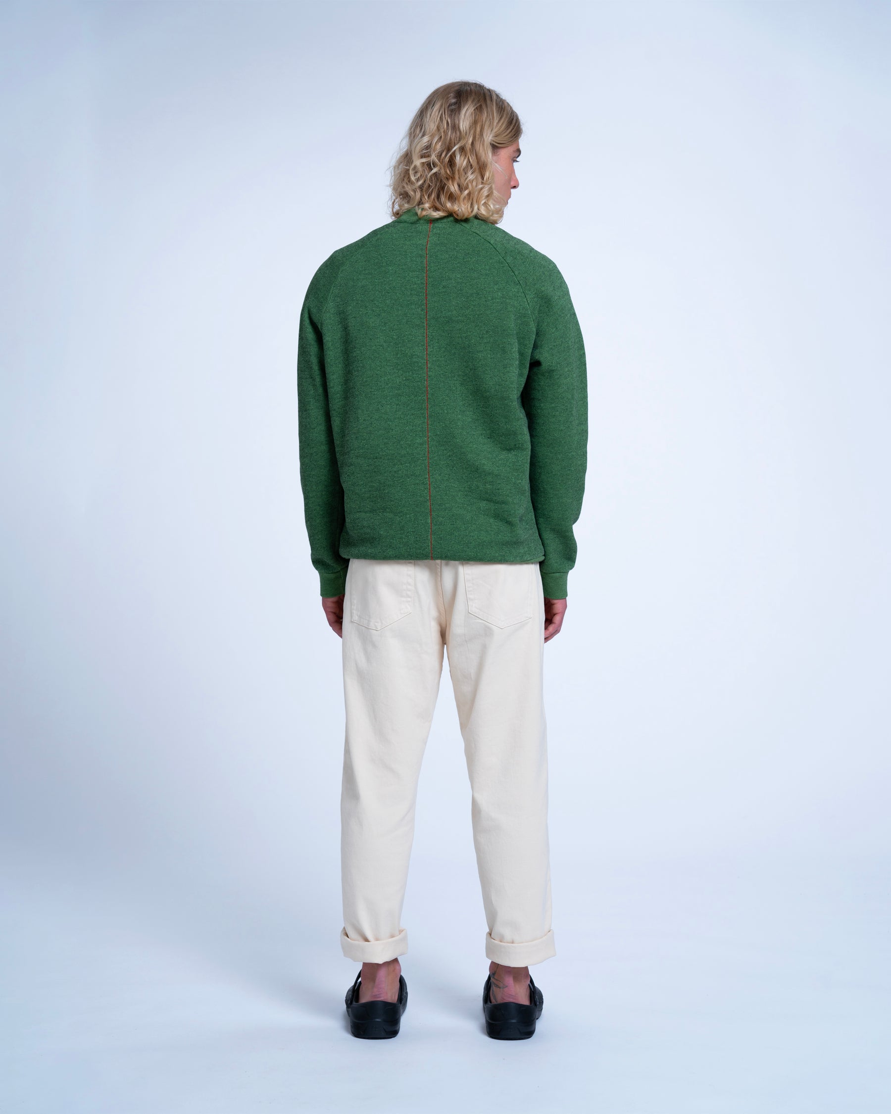 TERRY SWEAT LIGHT GREEN