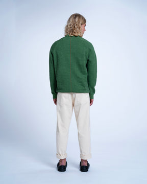 TERRY SWEAT LIGHT GREEN