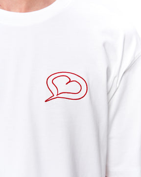 MKO BUBBLE TEE WHITE/RED