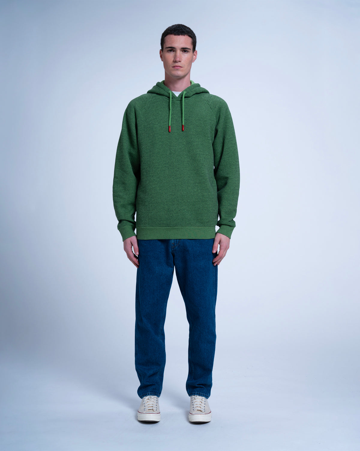 TERRY HOODIE LIGHT GREEN