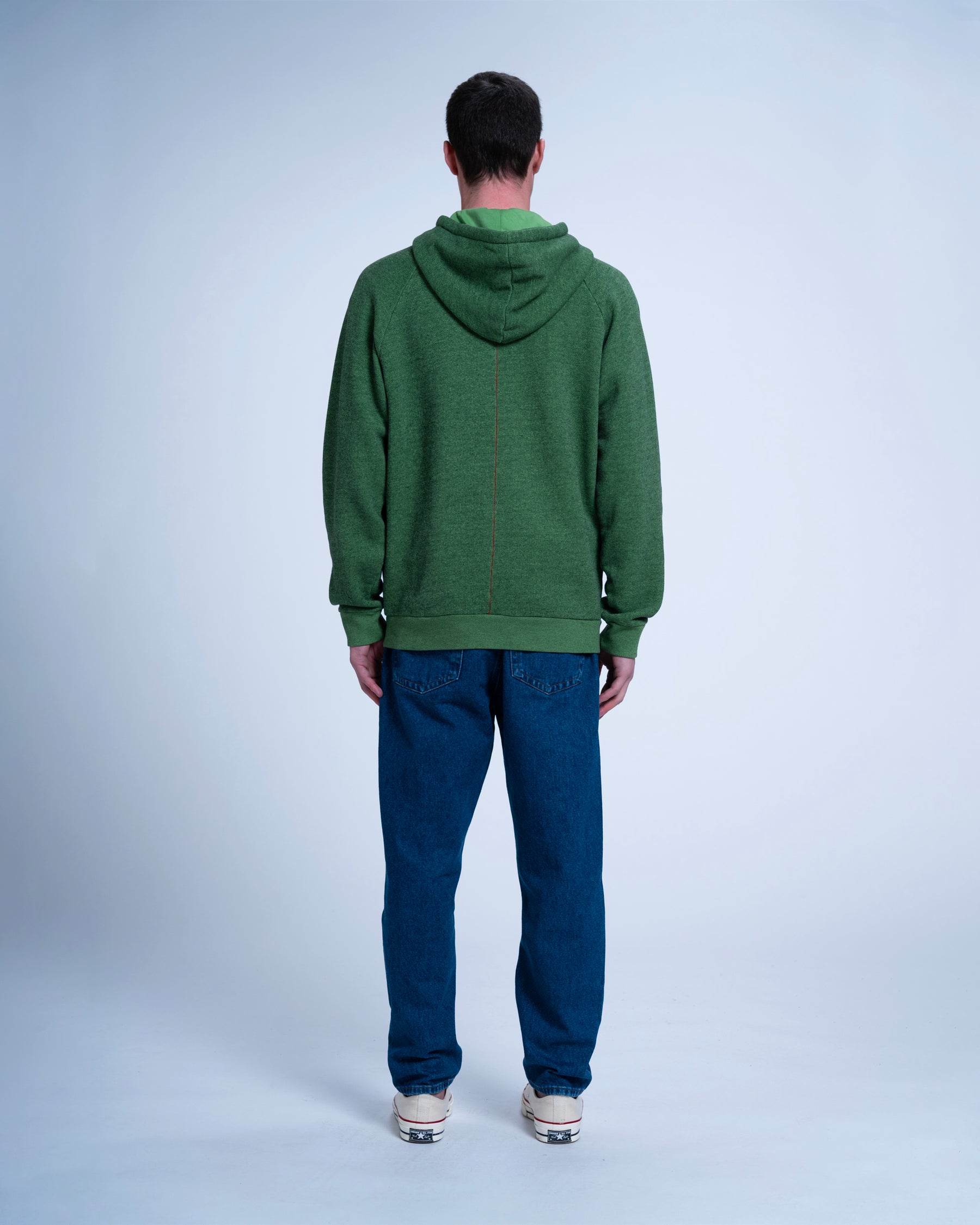 TERRY HOODIE LIGHT GREEN
