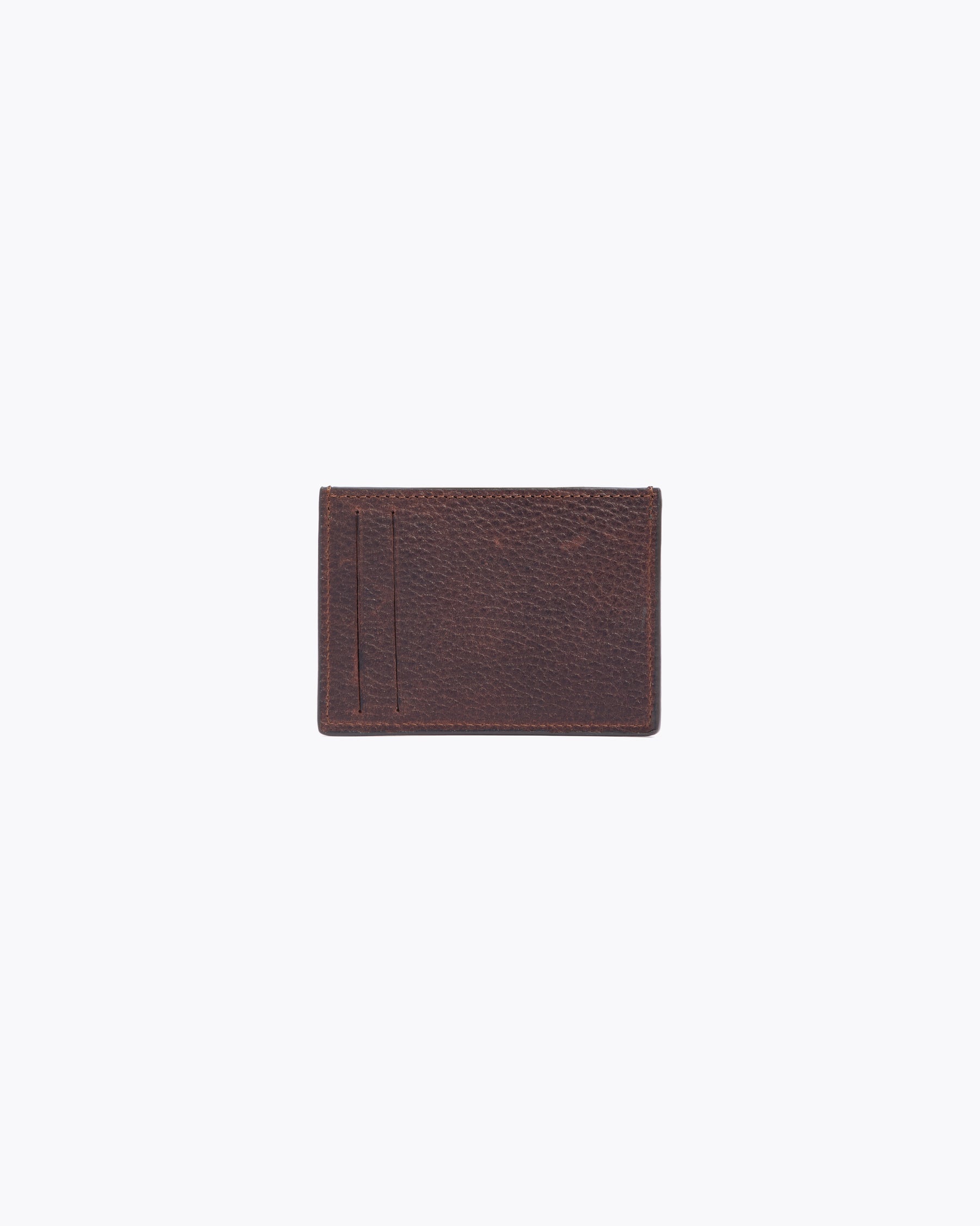 PORTE CARTE EN CUIR DARK BROWN