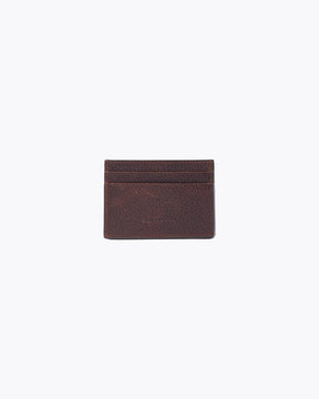 PORTE CARTE EN CUIR DARK BROWN