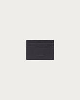 BLACK LEATHER CARD HOLDER