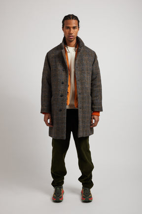 COATS STEVE HARRIS TWEED BLUE CHECKS