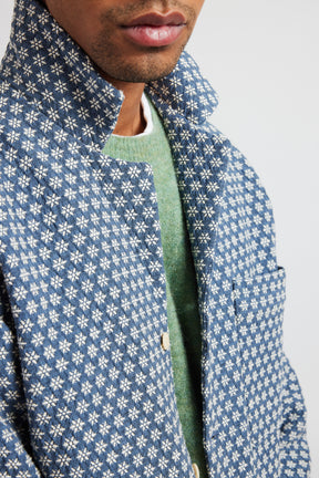MAJI SNOW JACKET BLUE/WHITE