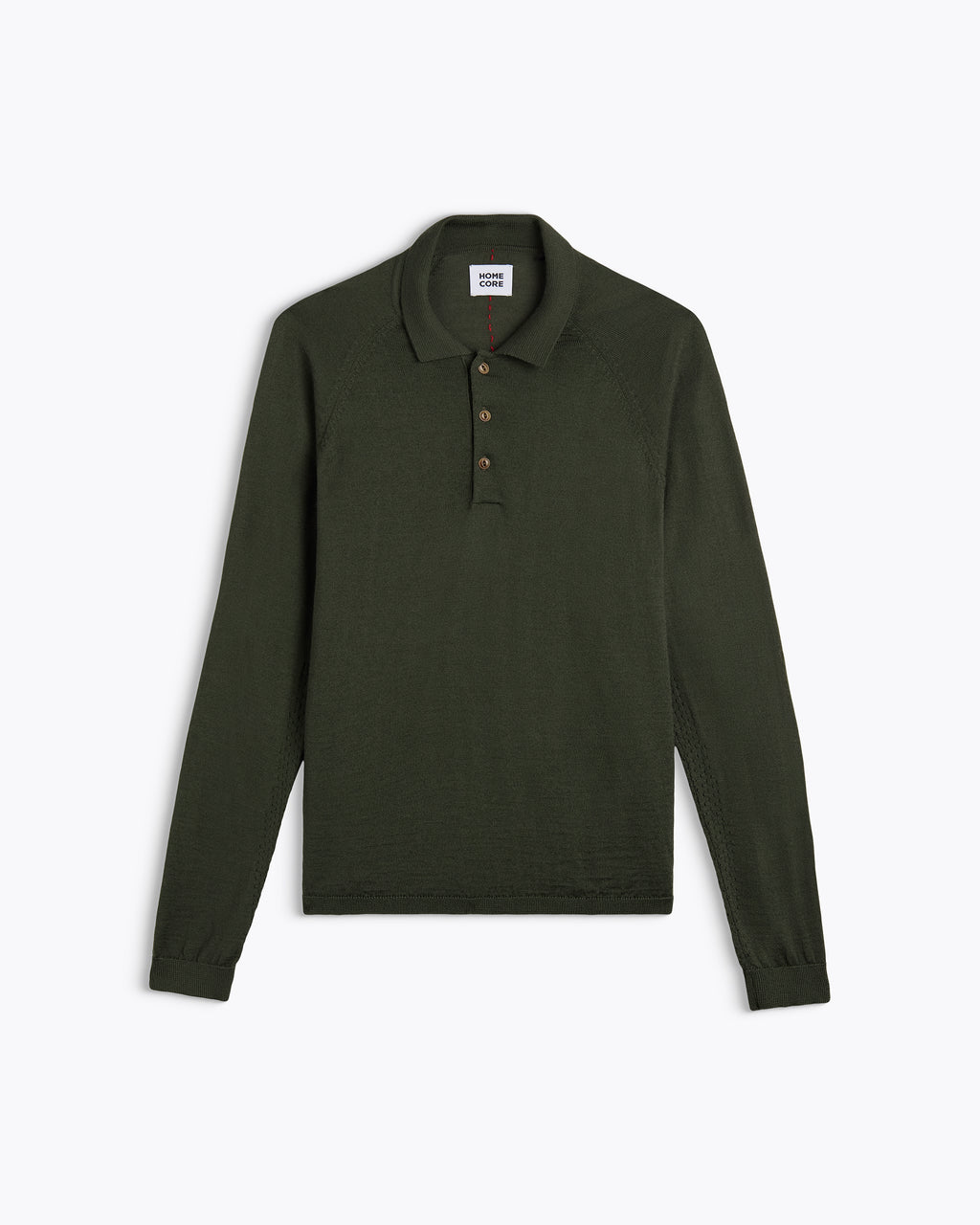 POLO IBISKUS MERINO KHAKI