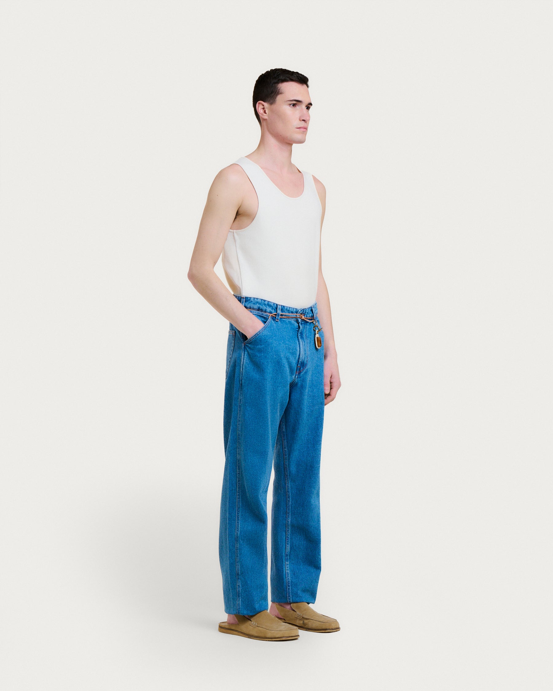 JABALI ALGO WIDE BLEACHED JEANS