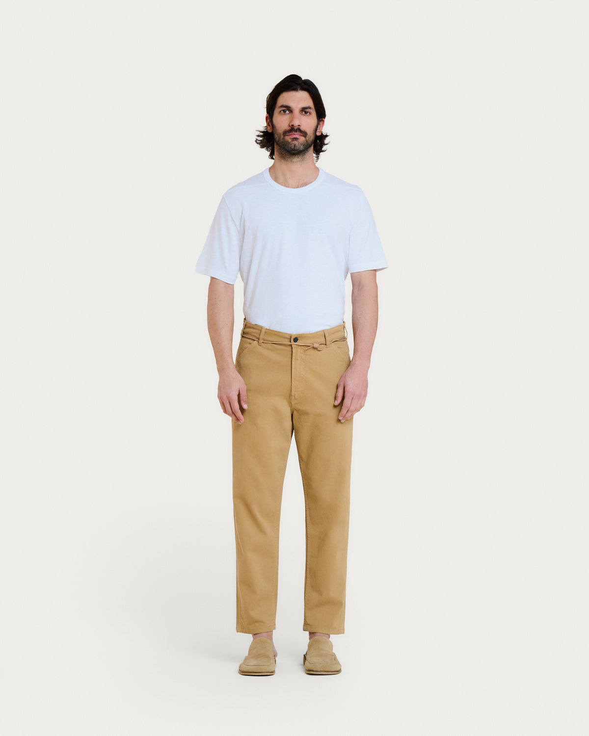 JABALI TWILL DESERT BEIGE TROUSERS