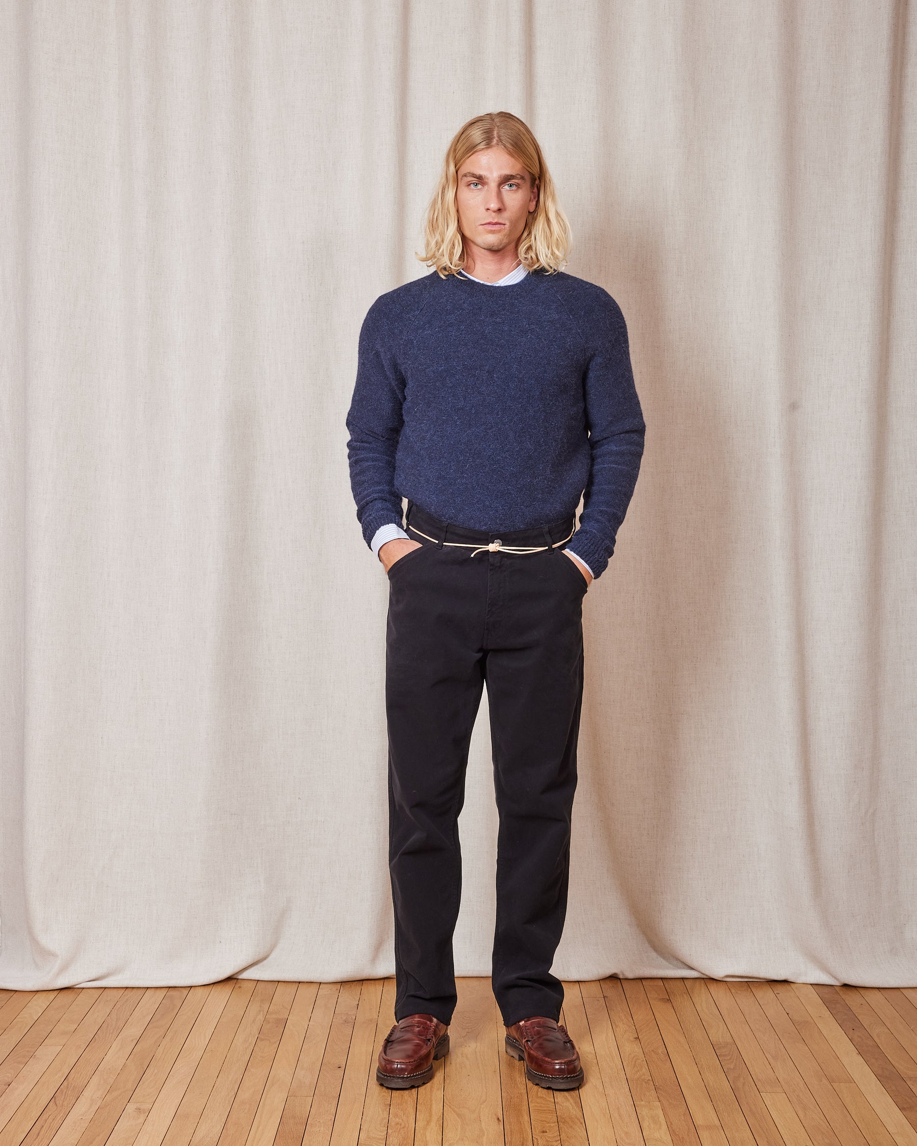 PANTALON JABALI WIDE TWILL BLACK