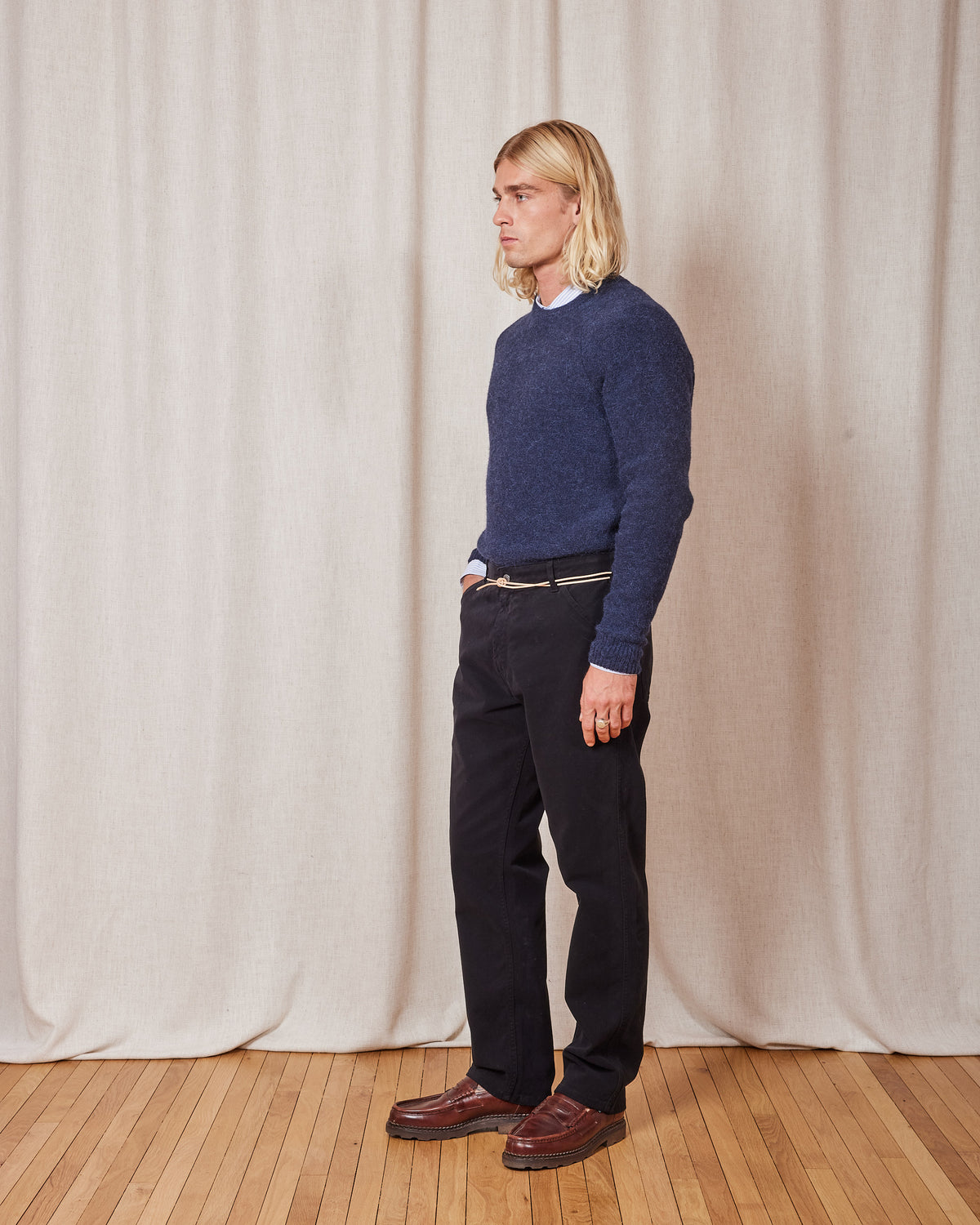 PANTALON JABALI WIDE TWILL BLACK