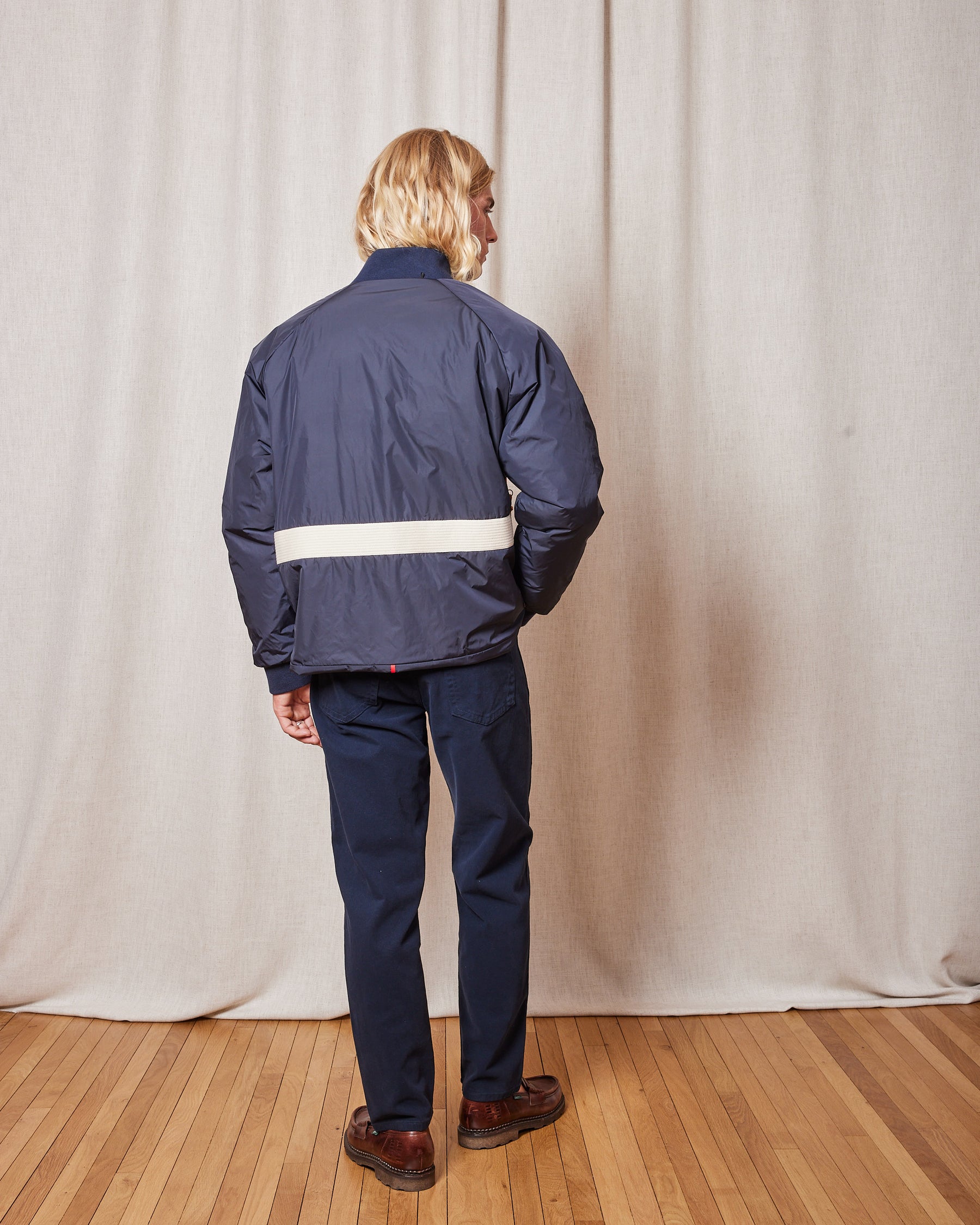 VESTE JR PUFFER NAVY