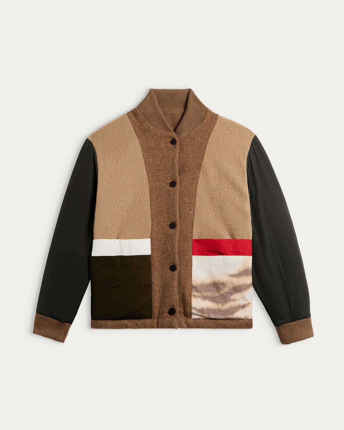 VESTE JR FLUFF HAZELNUT