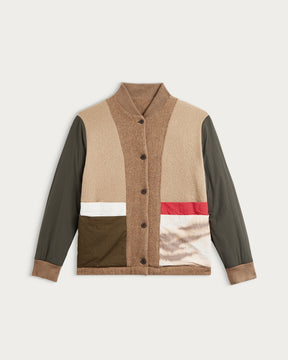 JR FLUFF HAZELNUT JACKET