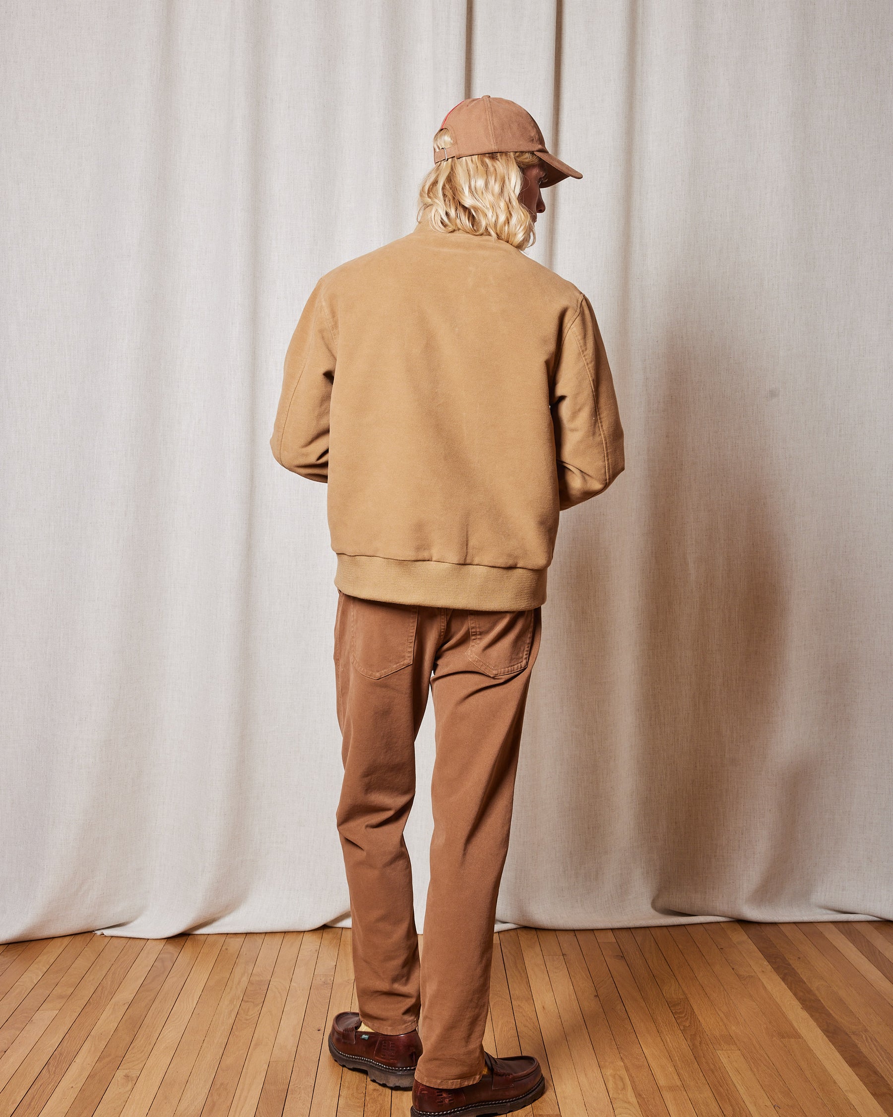 VESTE KAPPA MOLESKINE BROWN