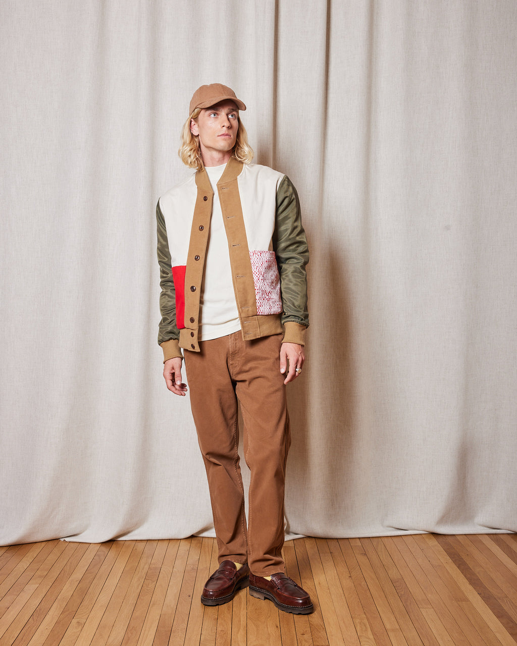 VESTE KAPPA MOLESKINE BROWN