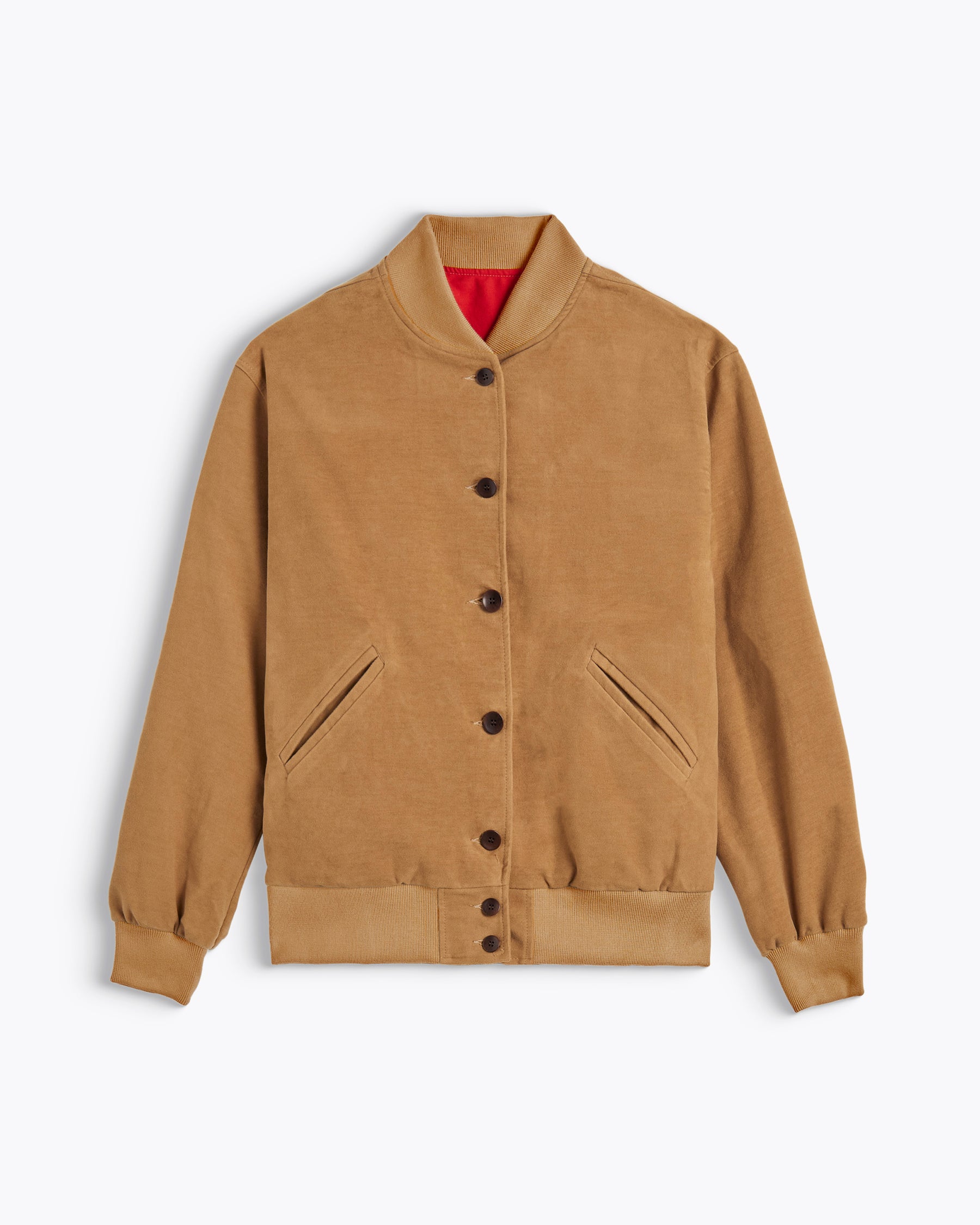 VESTE KAPPA MOLESKINE BROWN