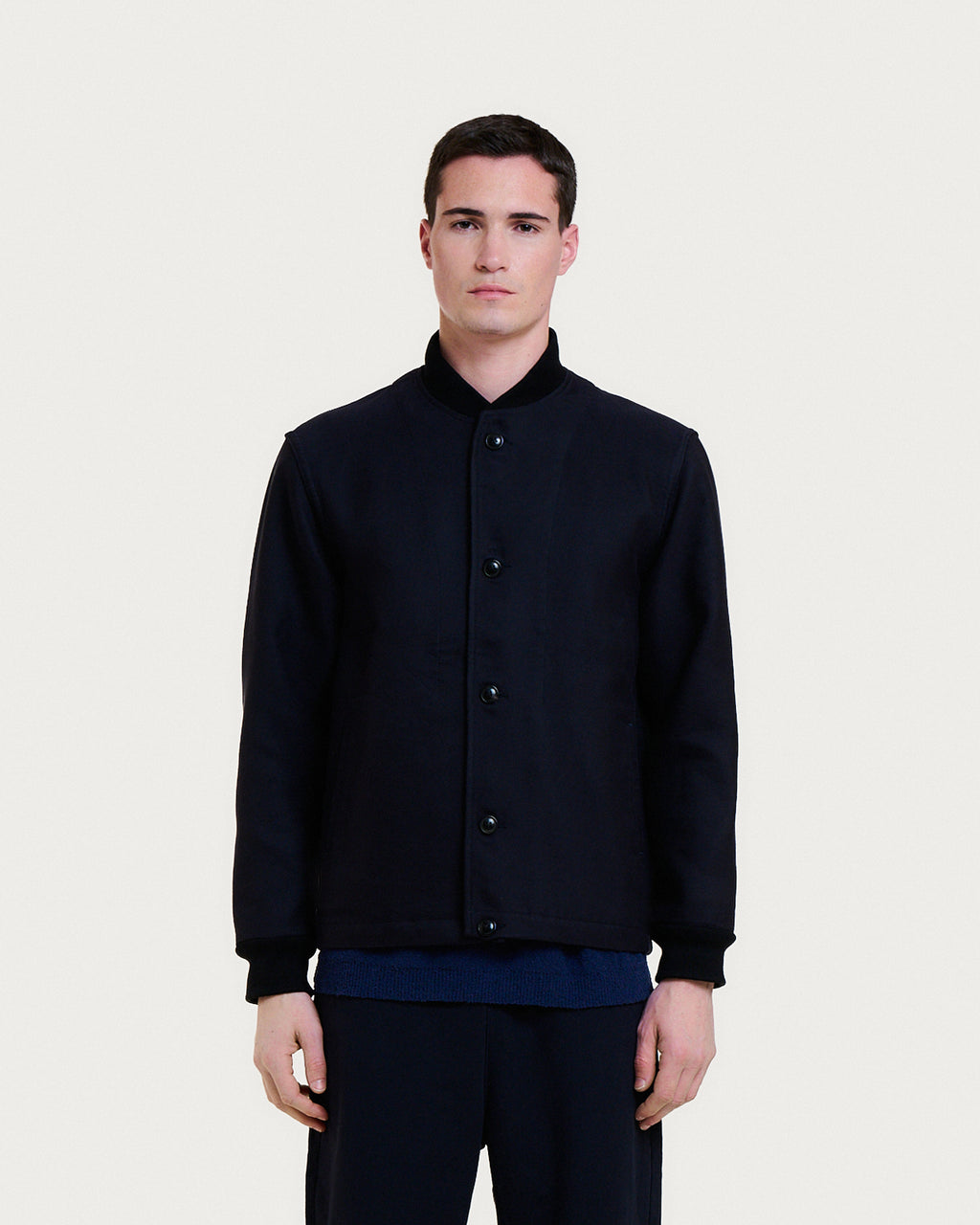 KETON SILK NAVY JACKET
