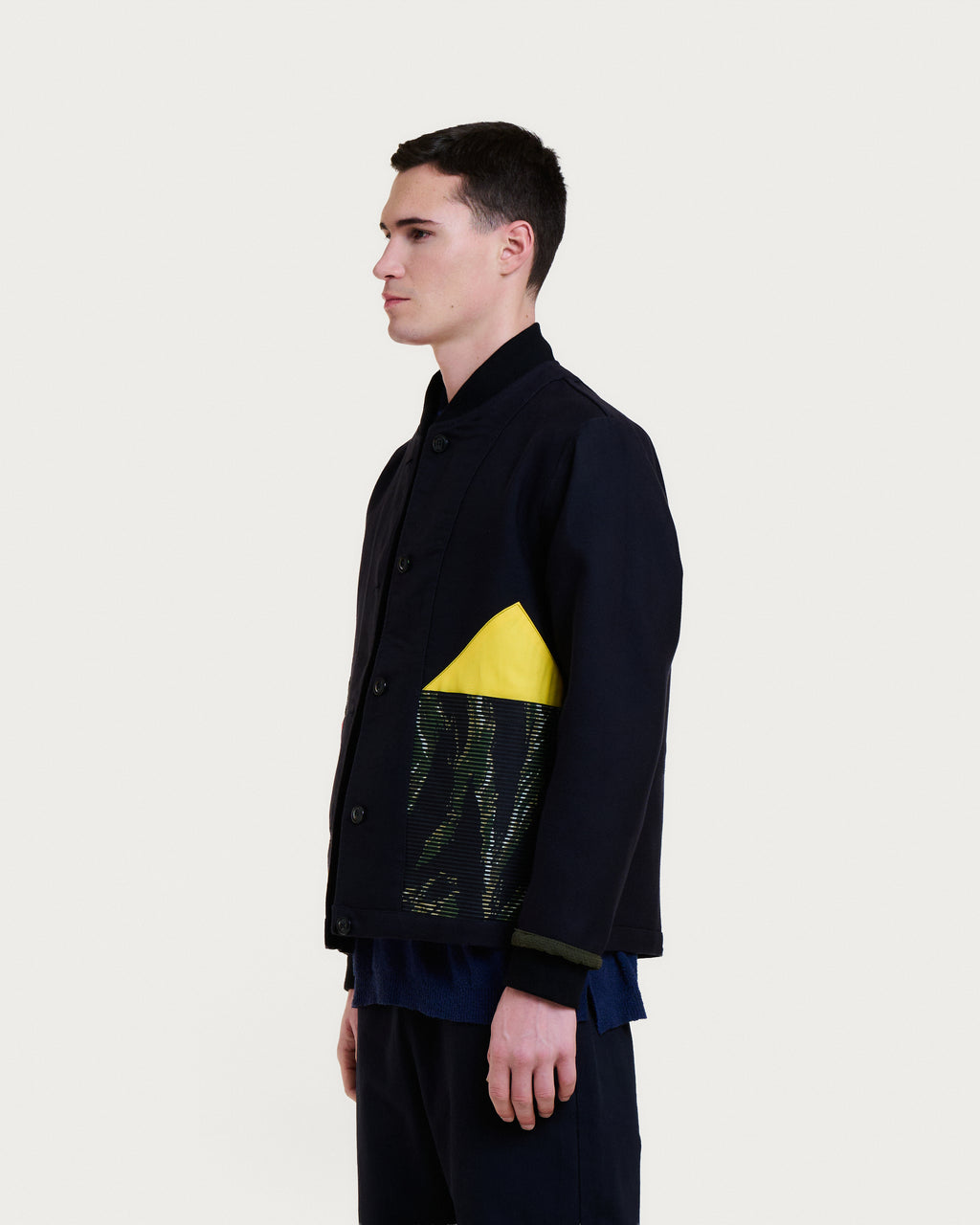 KETON SILK NAVY JACKET