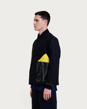 KETON SILK NAVY JACKET