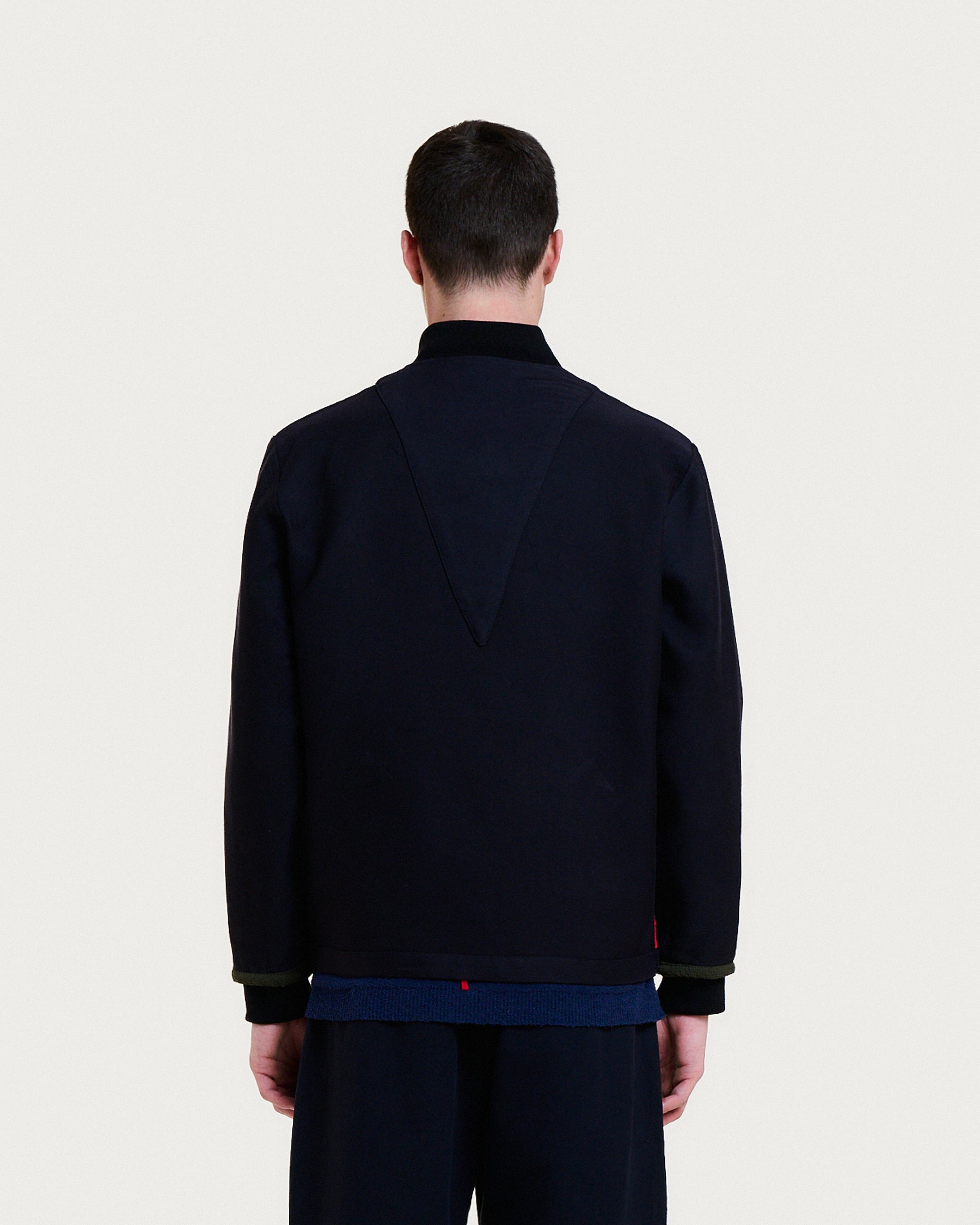 KETON SILK NAVY JACKET