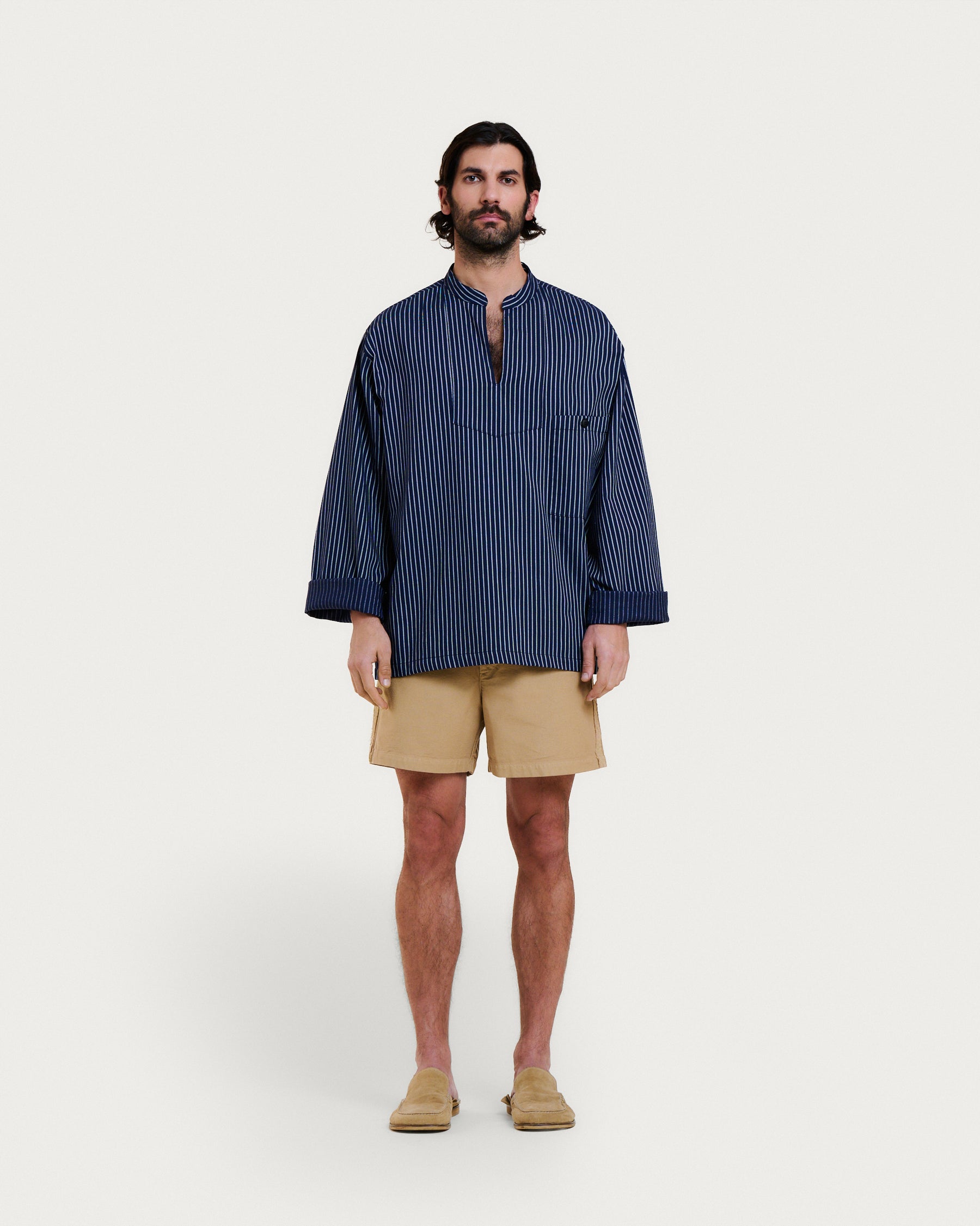 KYOS STRIPES NAVY STRIPES SHIRT
