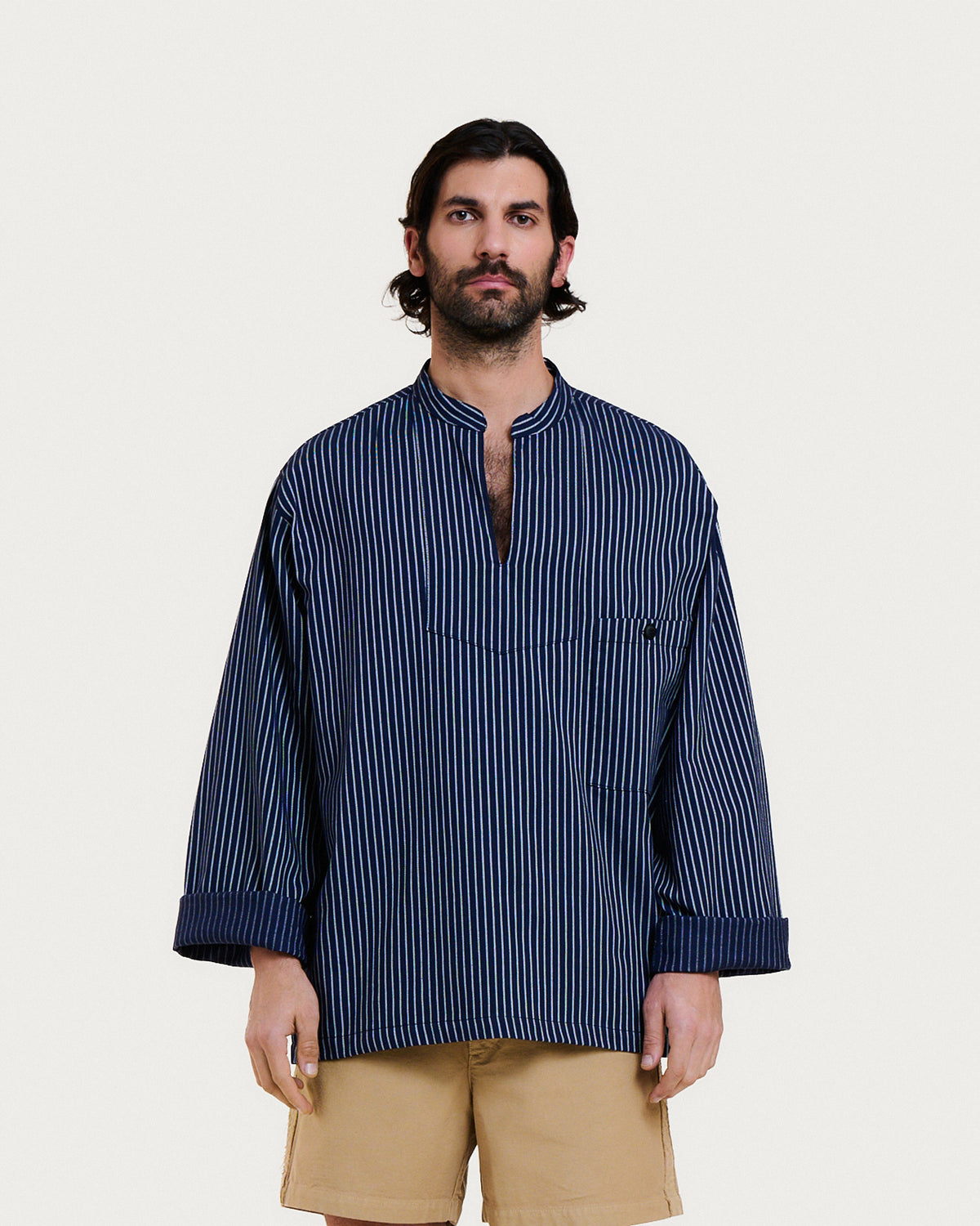 KYOS STRIPES NAVY STRIPES SHIRT