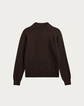 SWEATER LIAM FUZZ DARK BROWN 