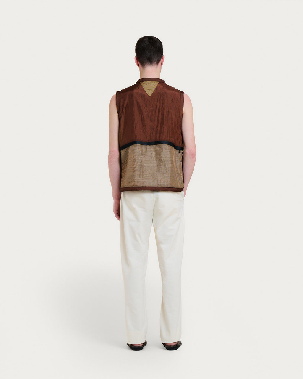 GILET LIGHT VEST BROWN MULTI