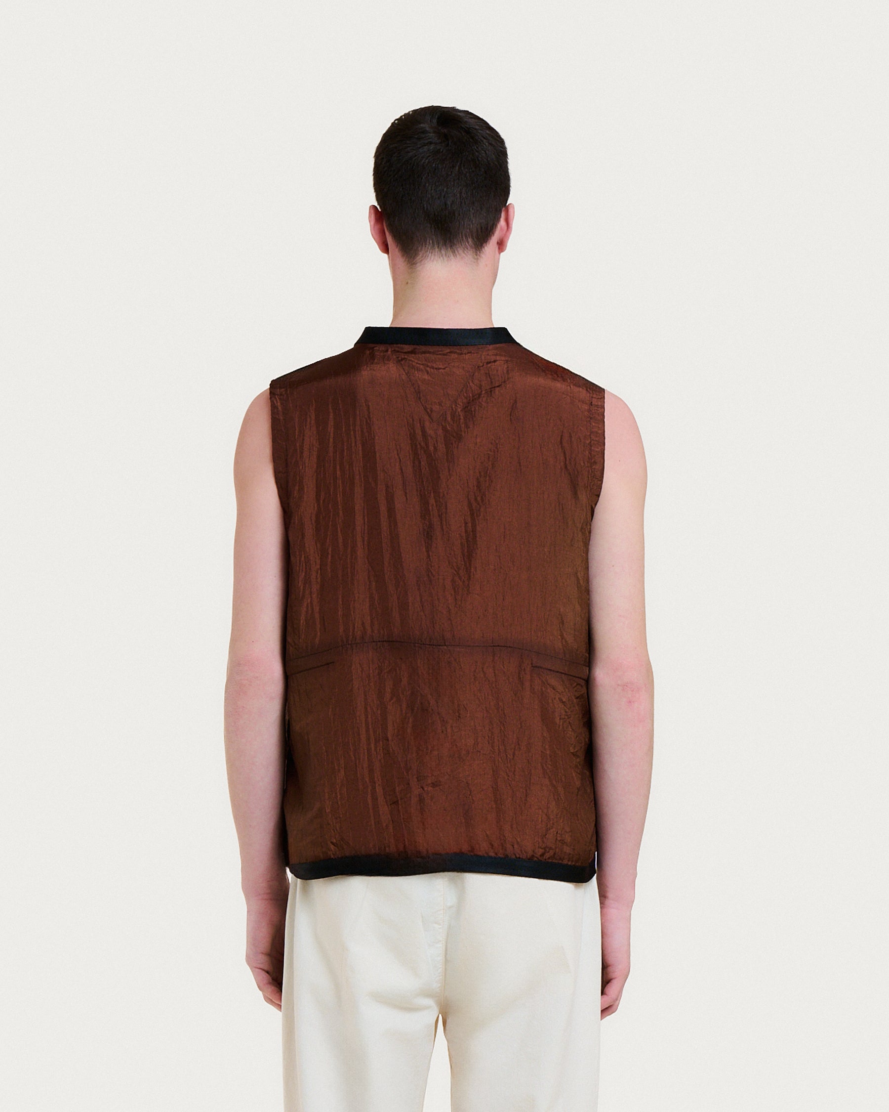 GILET LIGHT VEST BROWN MULTI