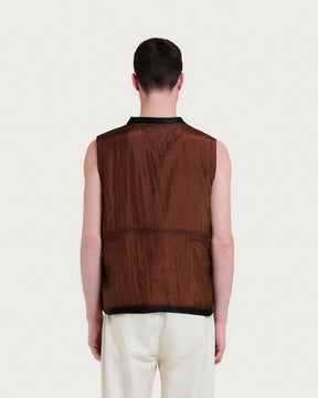 GILET LIGHT VEST BROWN MULTI