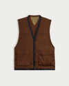 GILET LIGHT VEST BROWN MULTI