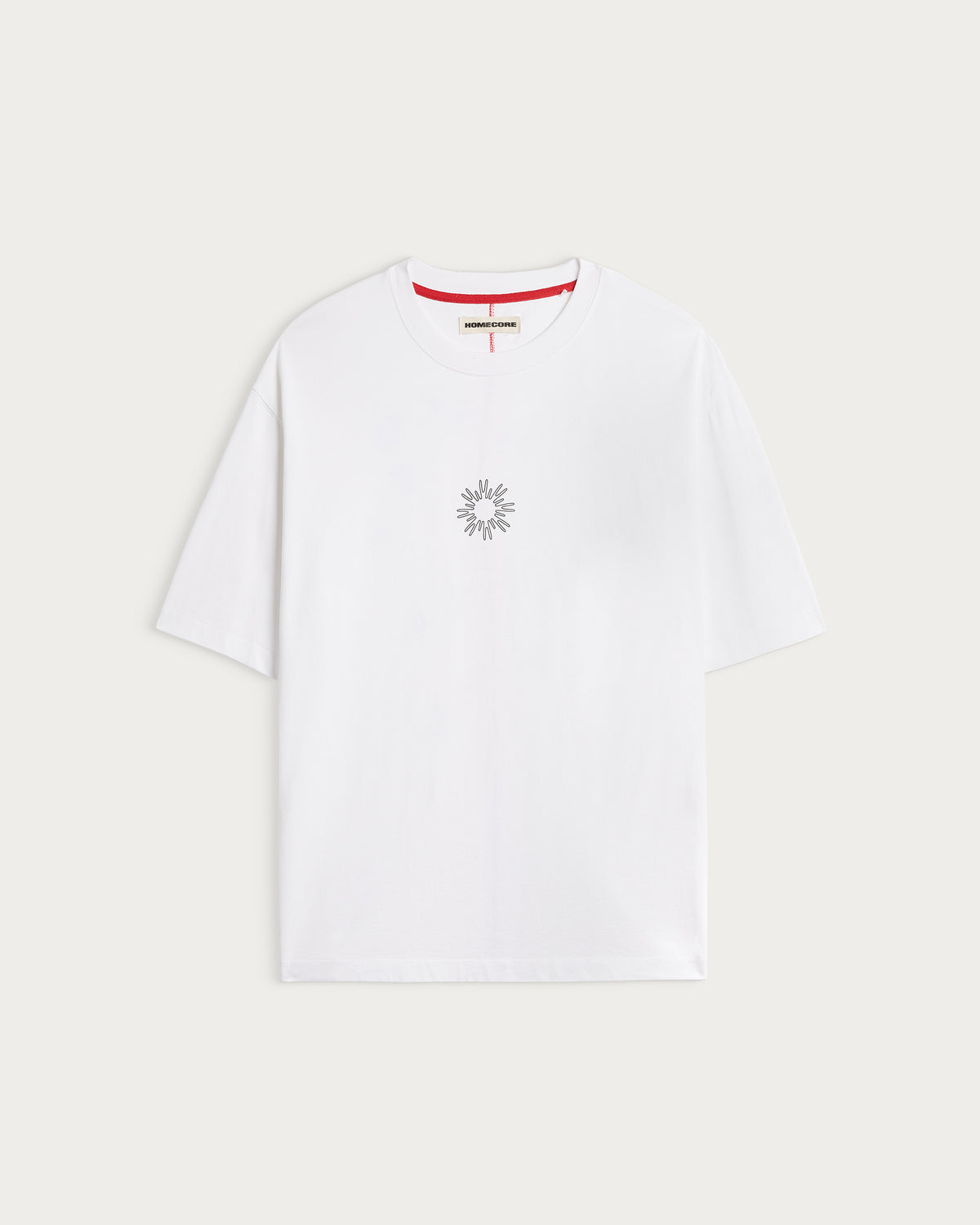 LOVE ALL TEE WHITE-RED T-SHIRT