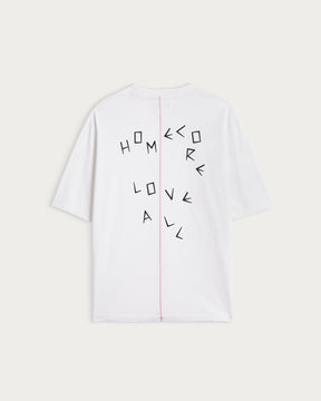 T-SHIRT LOVE ALL TEE WHITE-RED