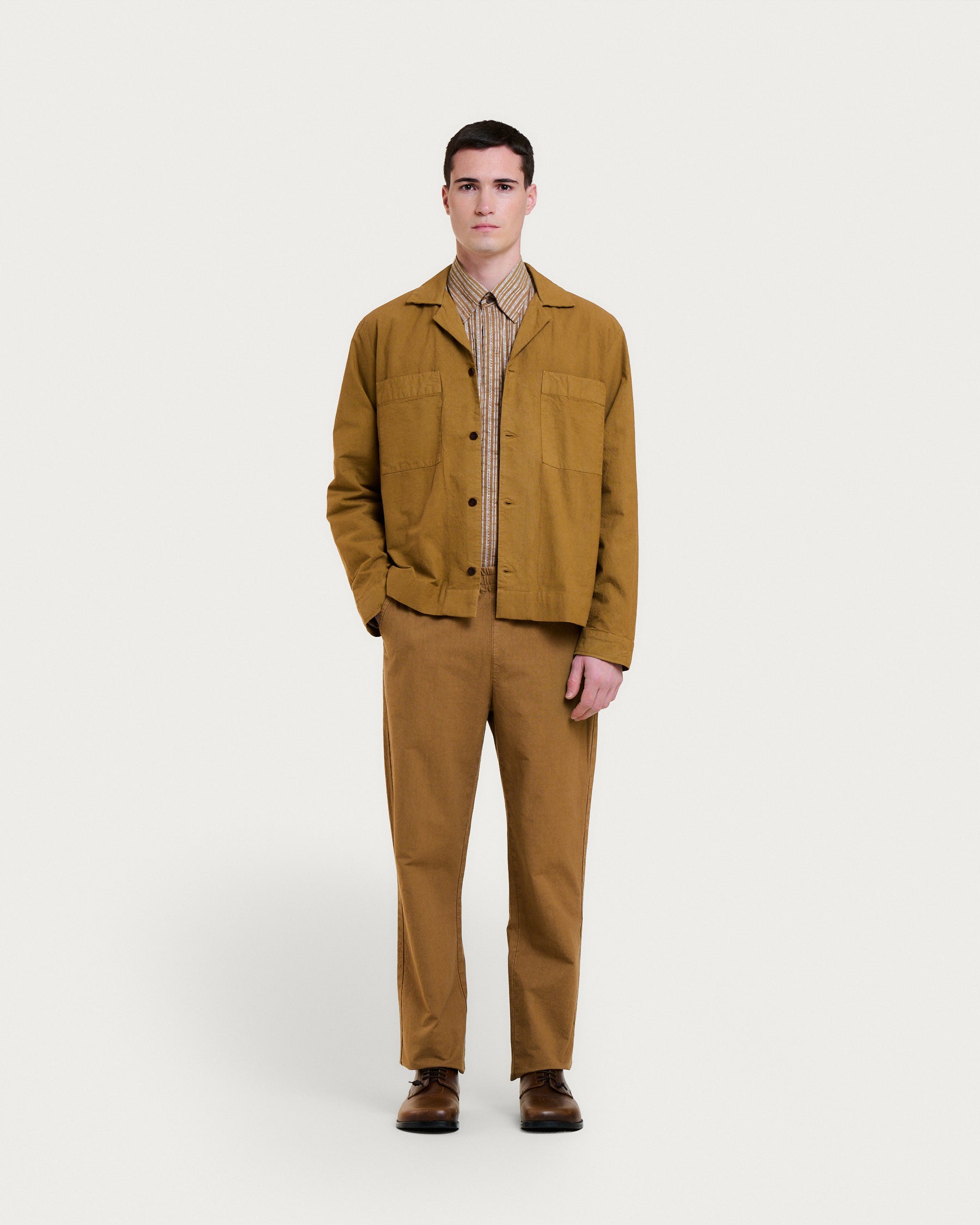 VESTE MAJIC BIO JACKET ROOT BROWN