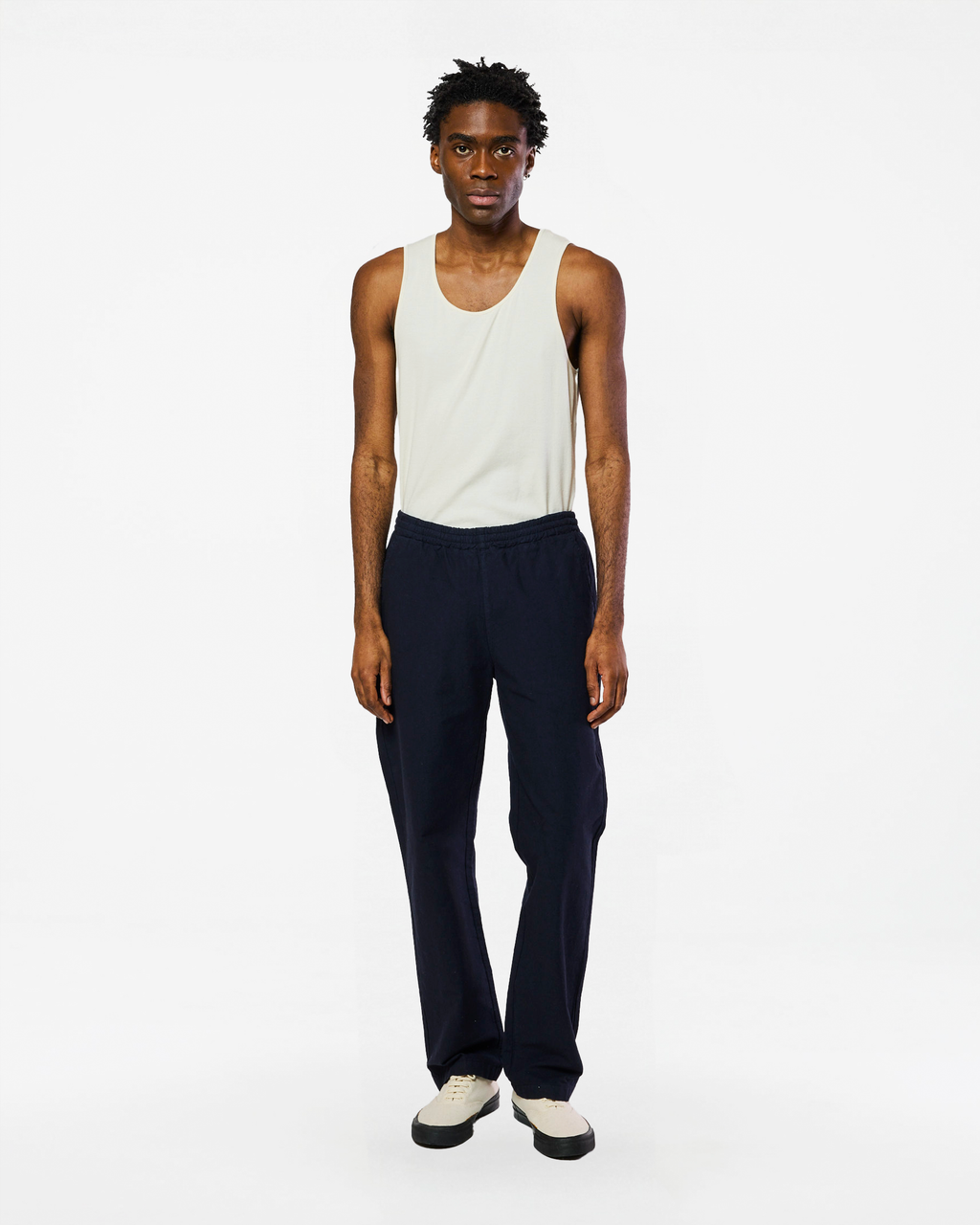 MAJI BIO DARK NAVY PANTS