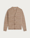 CARDIGAN MANOLO MERINO BEIGE MELANGE